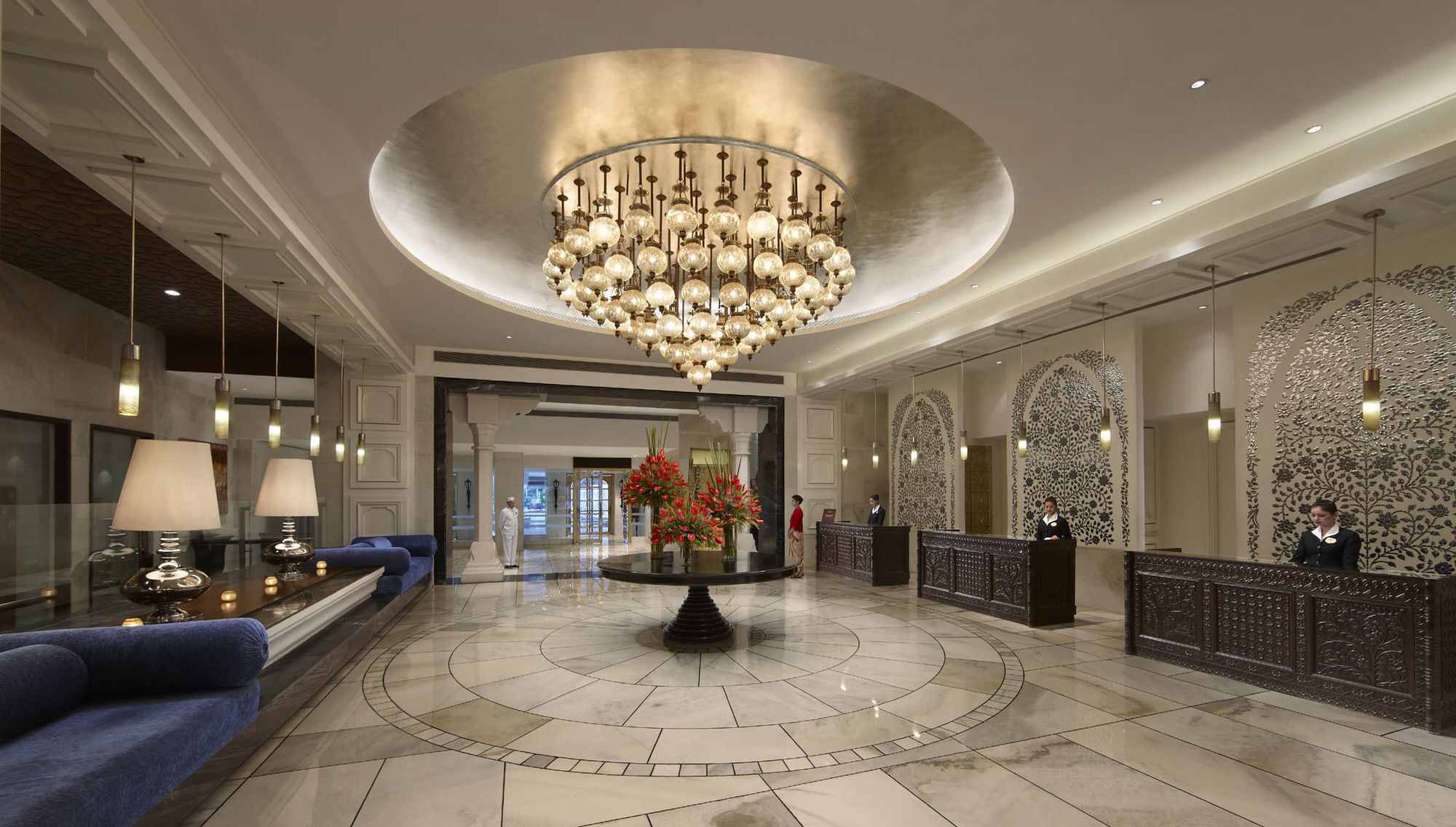 Itc Mughal, A Luxury Collection Resort & Spa, Agra Esterno foto The lobby of the hotel