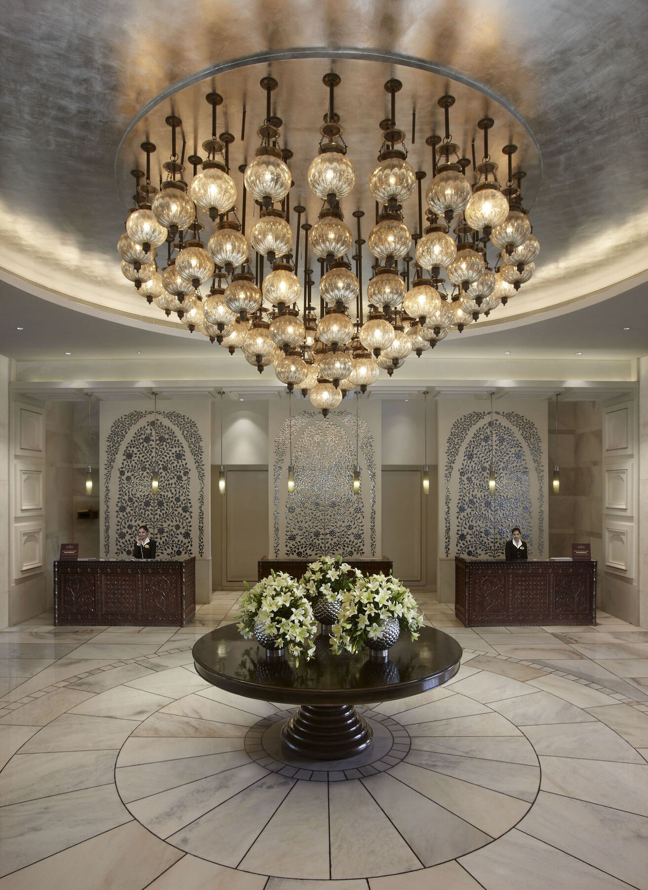 Itc Mughal, A Luxury Collection Resort & Spa, Agra Esterno foto The lobby of the Taj Mahal Palace
